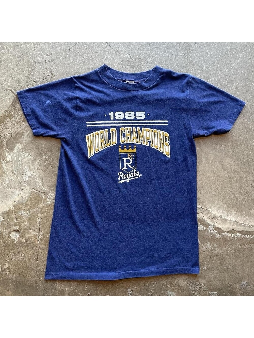 Vintage 1985 Kansas City Royal Champion T-Shirt Single Stitch Made In USA Size M